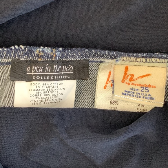 A PEA IN THE POD COLLECTION BOOTCUT JEANS  MATERNITY - Picture 4 of 13